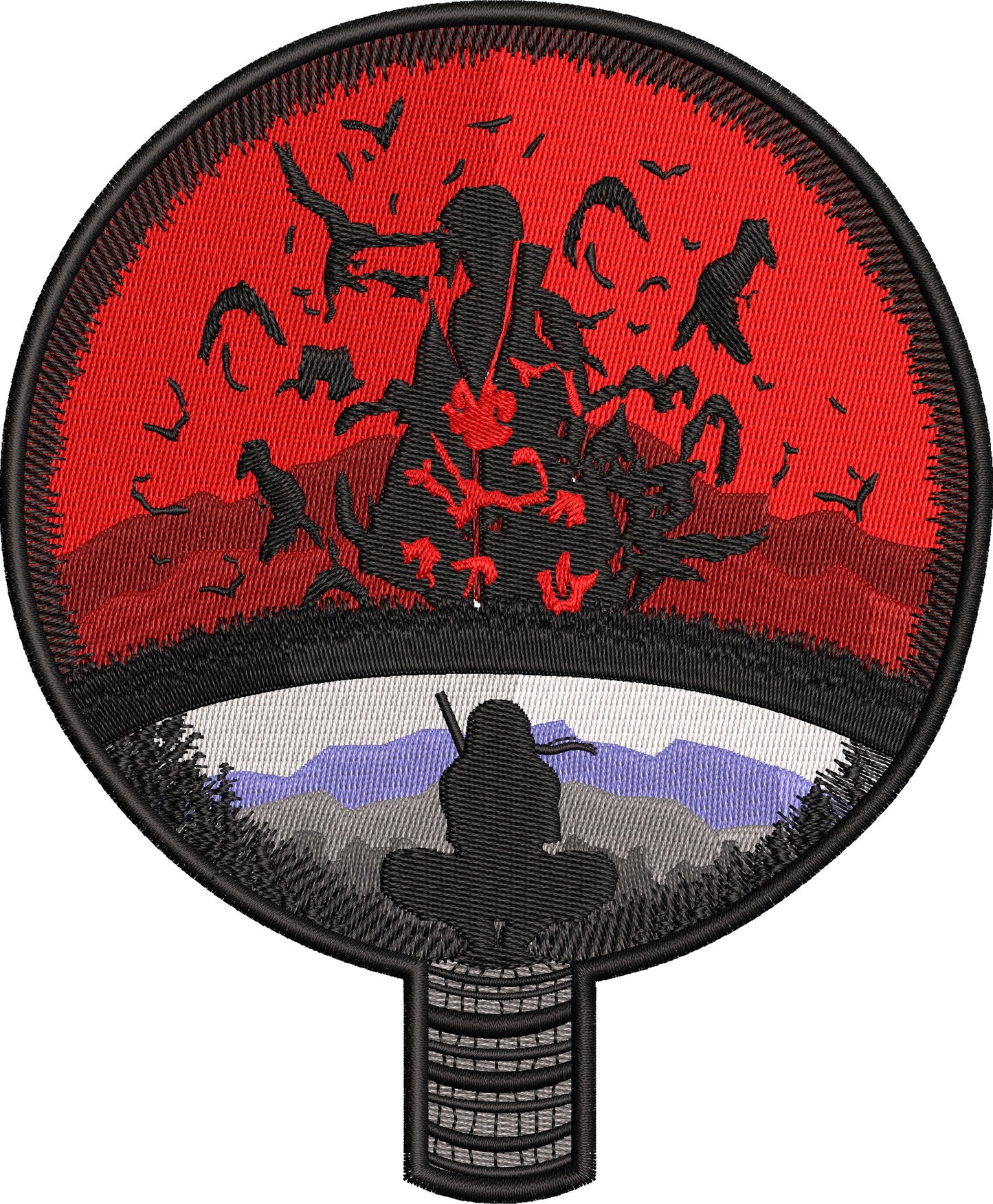 Tricou Brodat Naruto-Itachi Uchiha