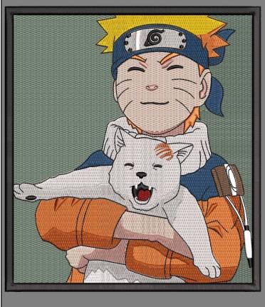 Tricou Brodat Naruto-Naruto