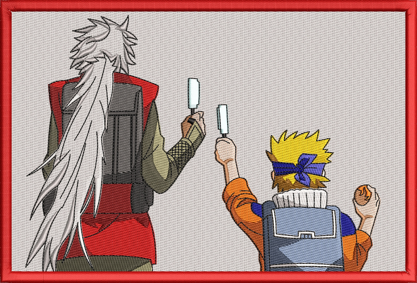 Tricou Brodat Naruto-Jiraiya and Naruto