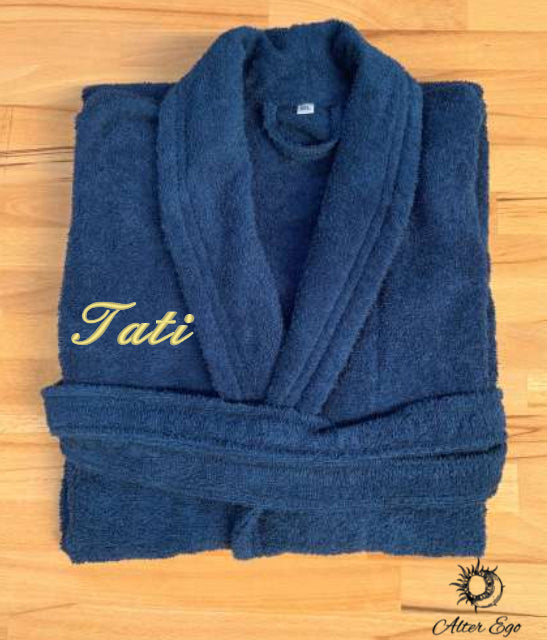Set halate de baie premium personalizat cu text personalizat unisex
