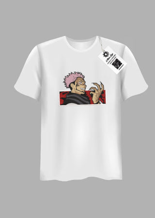 Tricou Brodat Jujutsu Kaisen - Ryomen Sukuna
