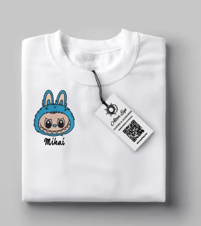 Tricou Copii Labubu Personalizat cu Numele tau