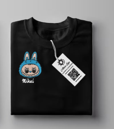 Tricou Copii Labubu Personalizat cu Numele tau