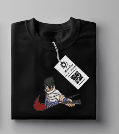 Tricou Brodat Naruto Branded Sasuke Uchiha