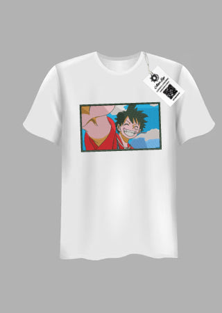 Tricou Brodat One Piece -Monkey D. Luffy