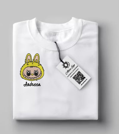 Tricou Copii Labubu Personalizat cu Numele tau