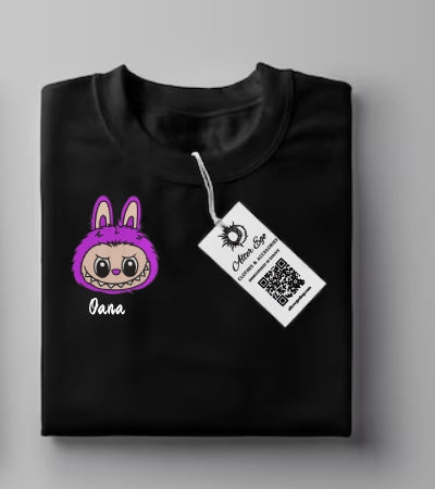 Tricou Copii Labubu Personalizat cu Numele tau