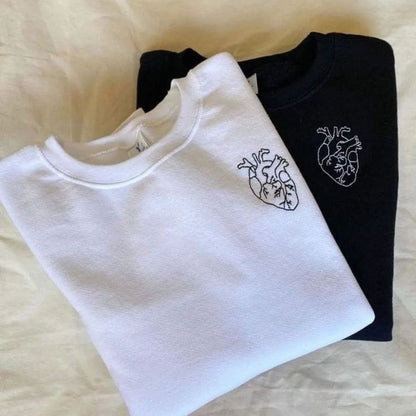 Tricou Cupluri Matchy Inima Anatomica