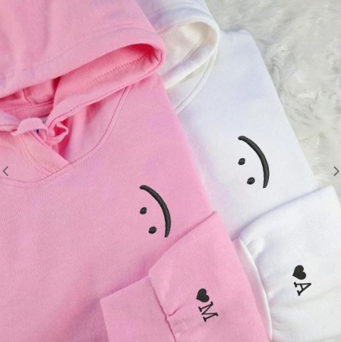 Set 2 hanorace cuplu Smile