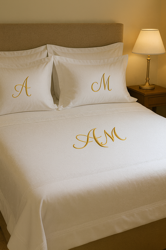 Lenjerie de pat personalizata- Pat dublu 6 piese
