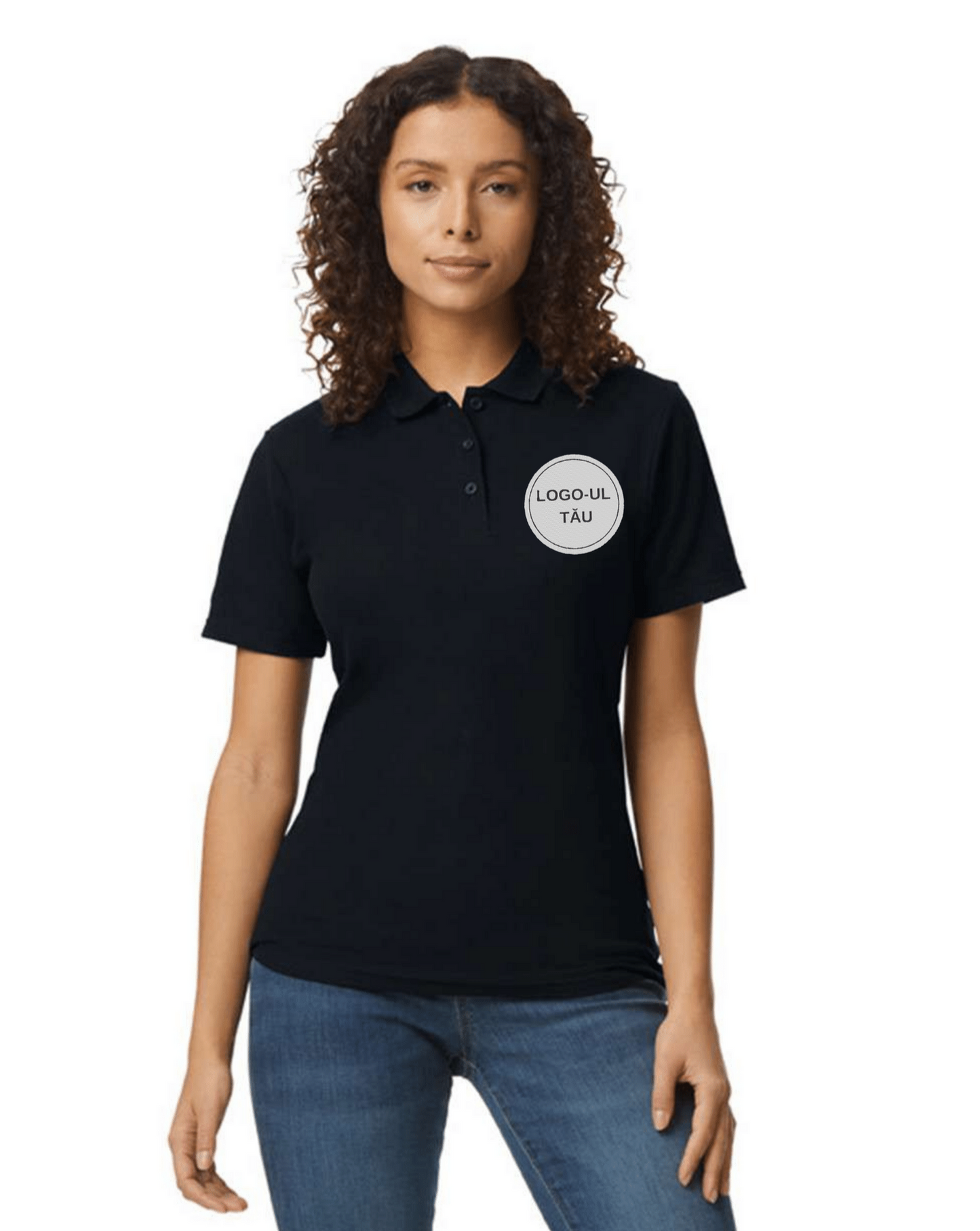 Tricou Polo Dame personalizat prin Broderie M1