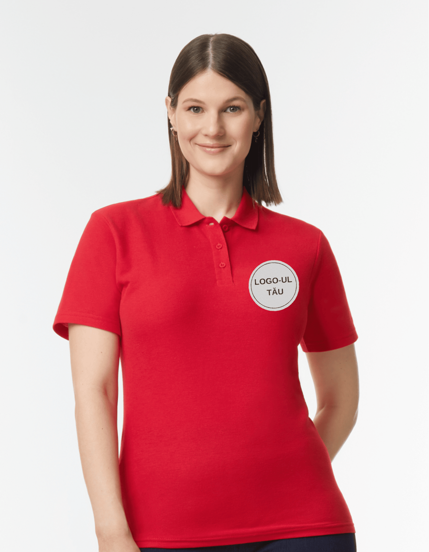 Tricou Polo Dame personalizat prin Broderie M1