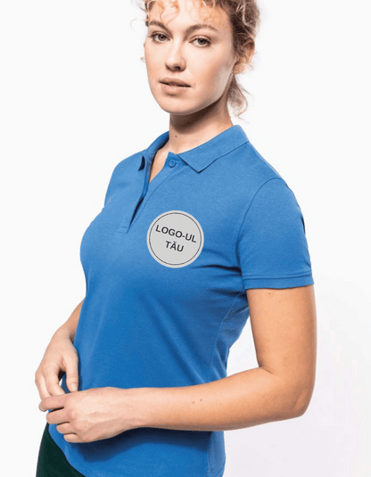 Tricou Polo Dame personalizat prin Broderie M2