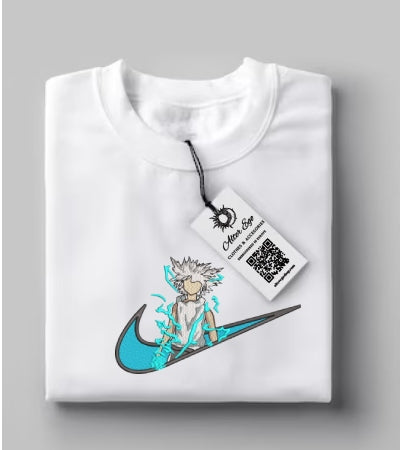 Tricou Brodat Hunter x Hunter Branded - Killua Zoldyck