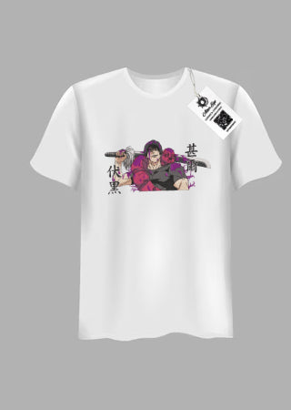 Tricou Brodat Jujutsu Kaisen - Toji Fushiguro