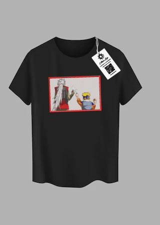 Tricou Brodat Naruto-Jiraiya and Naruto