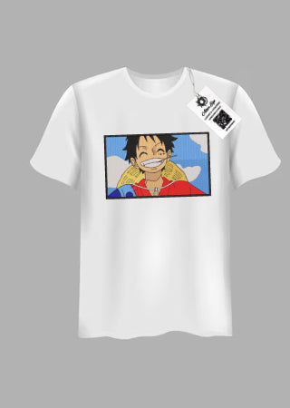Tricou Brodat One Piece - Monkey D. Luffy