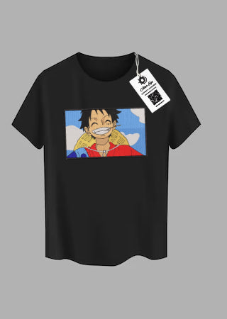 Tricou Brodat One Piece - Monkey D. Luffy