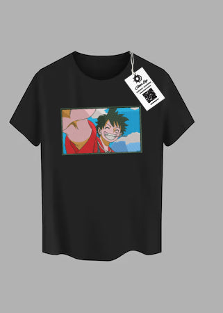 Tricou Brodat One Piece -Monkey D. Luffy
