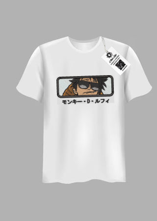 Tricou Brodat One Piece -Monkey D. Luffy