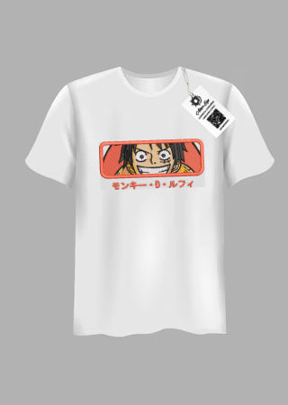 Tricou Brodat One Piece -Monkey D. Luffy