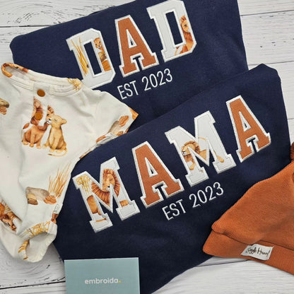 Tricou personalizate pentru parinti cu  hăinuțele copilului