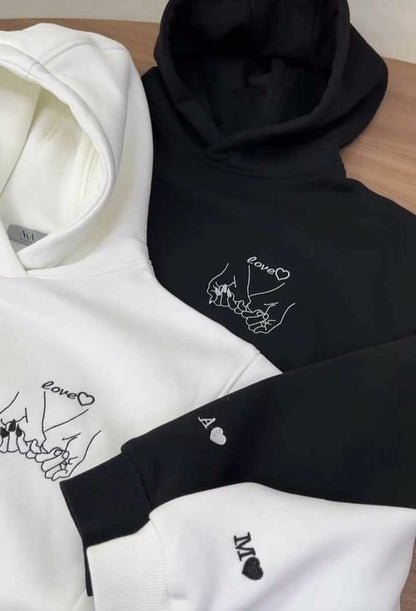 Set 2 hanorace cuplu Promise