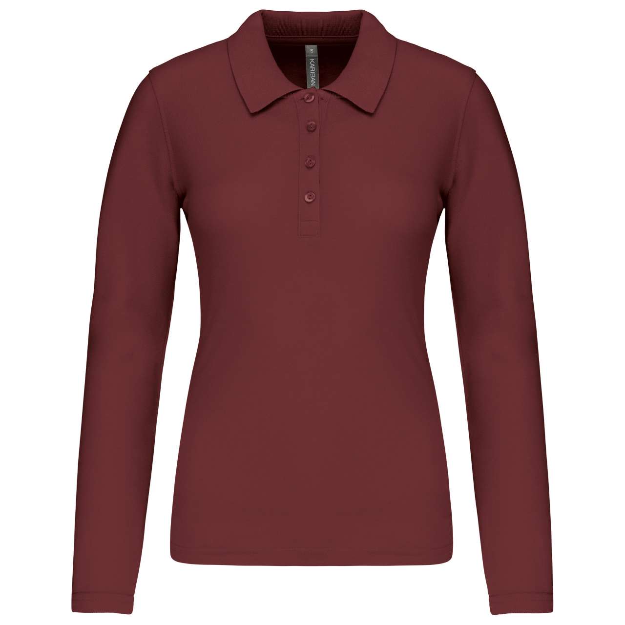 Tricou Polo Dame mâneci lungi personalizat prin Broderie M1