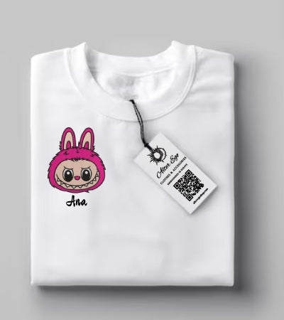 Tricou Copii Labubu Personalizat cu Numele tau