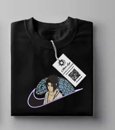 Tricou Brodat Naruto Branded Sasuke Uchiha