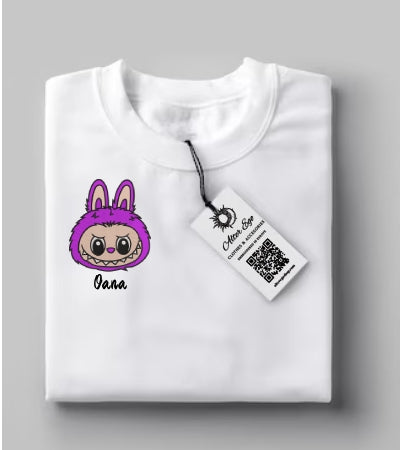 Tricou Copii Labubu Personalizat cu Numele tau